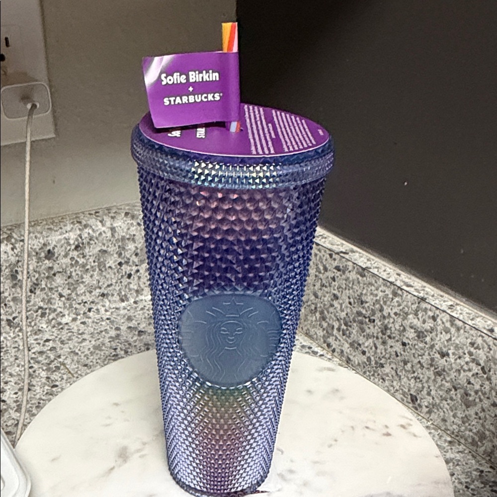 Starbucks Sofie Birkin Textured Blue Tumbler - Picture 5 of 5